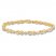 Diamond Infinity Bracelet 1 cttw Baguette/Round 10K Yellow Gold