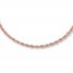 Rope Necklace 14K Rose Gold 24" Length