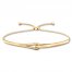 Love + Be Loved Bolo Bracelet 10K Yellow Gold