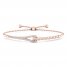 Love + Be Loved Diamond Bolo Bracelet 1/2 ct tw 10K Rose Gold