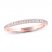 Leo Diamond Wedding Band 1/5 ct tw Round-cut 14K Rose Gold