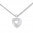 Heart Locket Necklace Sterling Silver