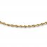 Rope Chain Necklace 14K Yellow Gold 22" Length