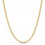 Men's Rope Chain 10K Yellow Gold 20"