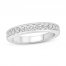 Diamond Wedding Band 3/4 ct tw 14K White Gold