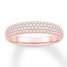 Diamond Anniversary Band 1/2 ct tw Round-cut 14K Rose Gold