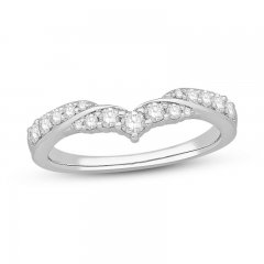 Diamond Enhancer Ring 3/8 ct tw 14K White Gold