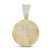 Men's Diamond Basketball Pendant 1/5 ct tw 10K Yellow Gold