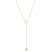 Disc Lariat Necklace 14K Yellow Gold