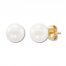 Cultured Pearl Stud Earrings 8 x 8.5mm