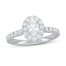 Neil Lane Premiere Engagement Ring 1-3/8 ct tw 14K White Gold