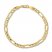 Men's Figaro Link Bracelet 14K Yellow Gold 8.5" Length