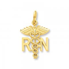 Nurse Charm 14K Yellow Gold