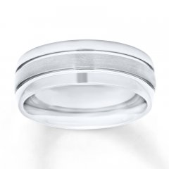 Men's Wedding Band Titanium 8mm