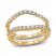 Diamond Enhancer Ring 1/2 ct tw Round-cut 14K Yellow Gold