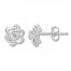 Diamond Earrings 1/4 ct tw Round-cut 10K White Gold