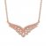 Emmy London Diamond Necklace 1/4 ct tw Round 10K Rose Gold