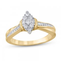 Diamond Engagement Ring 1/3 ct tw 10K Yellow Gold