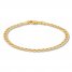 Children's Hollow Curb Link Bracelet 14K Yellow Gold 6"