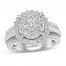 Diamond Engagement Ring 1-7/8 ct tw Round-cut 14K White Gold