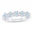 First Light Diamond Anniversary Ring 1-1/2 ct tw Round-cut 14K White Gold