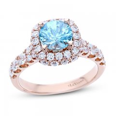 Le Vian Couture Zircon Ring 1-1/3 ct tw Diamonds 18K Strawberry Gold