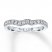 Previously Owned Leo Diamond Wedding Band 3/8 ct tw Diamonds 14K White Gold