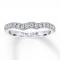 Previously Owned Leo Diamond Wedding Band 3/8 ct tw Diamonds 14K White Gold