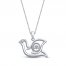 Unstoppable Love 1/20 ct tw Necklace Sterling Silver