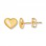 Heart Earrings 14K Yellow Gold