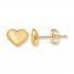 Heart Earrings 14K Yellow Gold