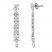 Diamond Dangle Earrings 1 Carat tw Sterling Silver