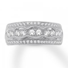 Diamond Anniversary Band 1/2 ct tw Round-cut 14K White Gold