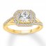 Diamond Engagement Ring 1 ct tw Round-cut 14K Yellow Gold