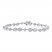 Diamond Bracelet 1-1/2 ct tw 10K White Gold 7.25"