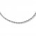 Rope Necklace 14K White Gold 24" Length