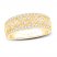 Diamond Anniversary Ring 1/2 ct tw Round-cut 10K Yellow Gold