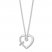 Hallmark Diamonds Heart Necklace 1/20 ct tw Sterling Silver