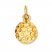 Golf Ball Charm 14K Yellow Gold