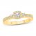 Diamond Engagement Ring 1/2 ct tw Round-cut 10K Yellow Gold