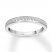 Diamond Wedding Band 1/5 ct tw Round-cut 14K White Gold