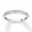 Diamond Wedding Band 1/5 ct tw Round-cut 14K White Gold