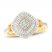 Diamond Ring 1/4 ct tw Round-cut 10K Yellow Gold