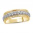 Men's Diamond Wedding Band 1 ct tw 10K Yellow Gold