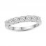 Radiant Reflections Diamond Anniversary Ring 1/2 ct tw Round-Cut 14K White Gold