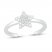 Diamond Accent Star Toe Ring Sterling Silver