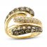 Le Vian Creme Brulee Ring 1-7/8 ct tw Diamonds 14K Honey Gold