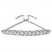 Diamond Link Bolo Bracelet 1/10 ct tw Round-cut Sterling Silver