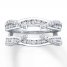 Previously Owned Enhancer Ring 3/4 cttw Diamonds 14K White Gold