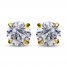 Children's Cubic Zirconia Stud Earrings 14K Yellow Gold